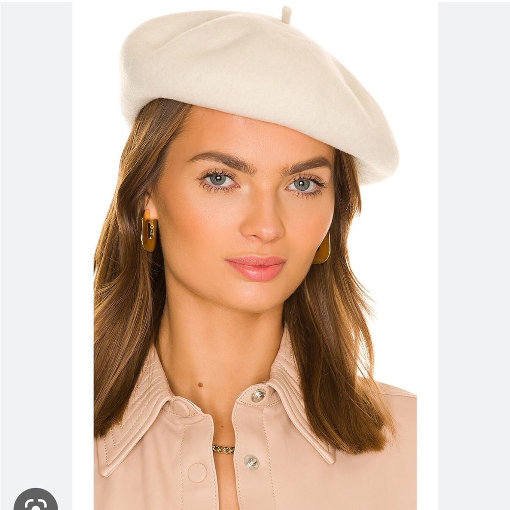 100% wool Brixton beret (beige) (med)